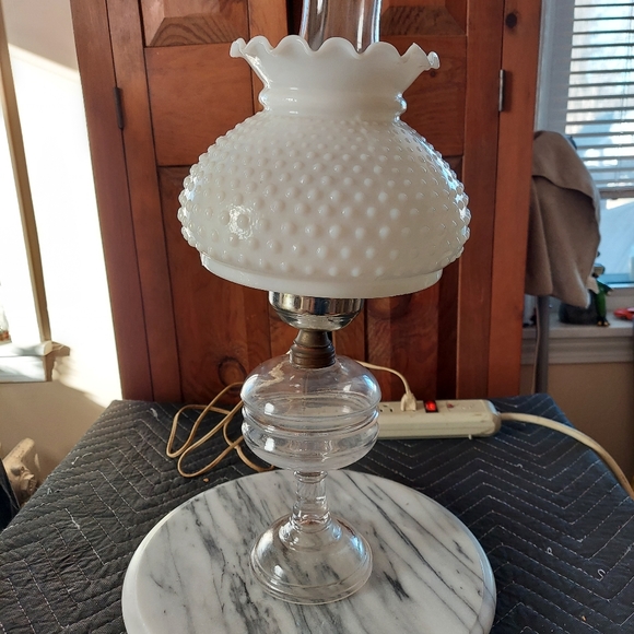 Other - Mid century Hobnail Lamp